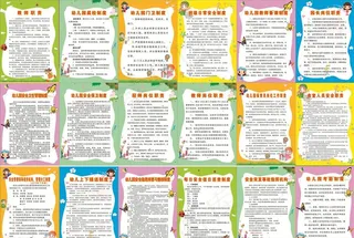 幼儿园学生安全岗位制度图片