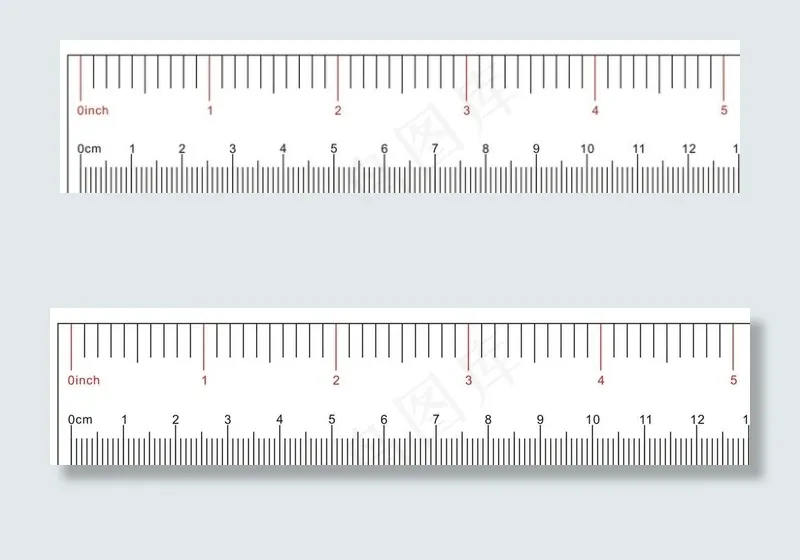 直尺图片cdr矢量模版下载