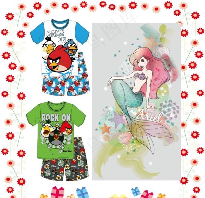 服装印花图片