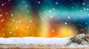 下雪场景图片