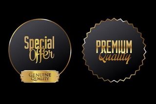 高端黑金按钮图片