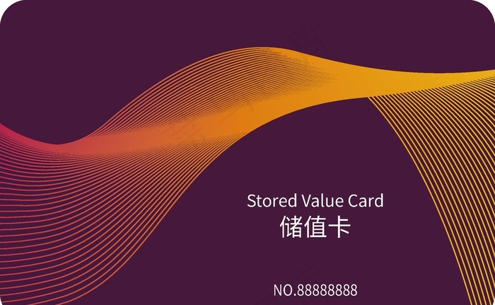 会员卡图片ai矢量模版下载