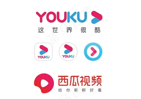 优酷 西瓜 视频 logo图片 优酷 西瓜 视频 logo图片