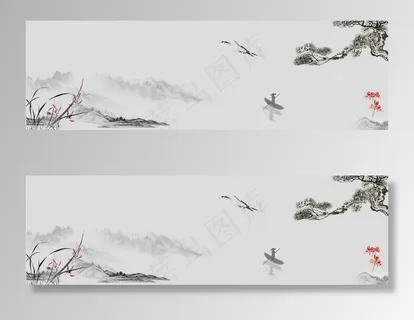 山水中国风国画图片 山水中国风国画图片