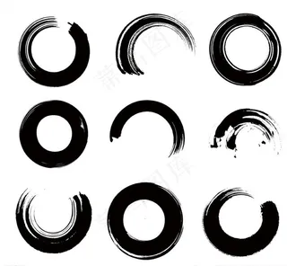 矢量水墨墨迹图片