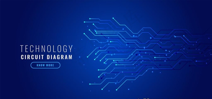 电子电路背景图片