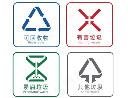 垃圾分类图标图片