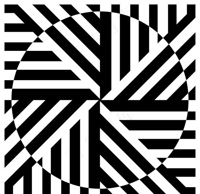 几何抽象装饰画图片