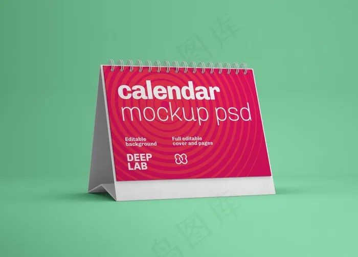 台历样机图片(4000X3000(DPI:72))psd模版下载