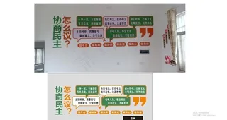 协商民主怎么议文化墙图片