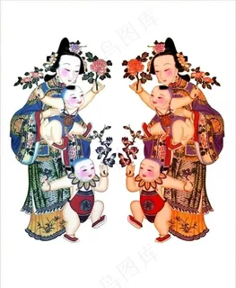 传统人物图案图片