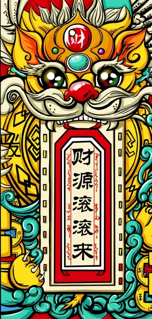 国潮手机壳图片ai矢量模版下载