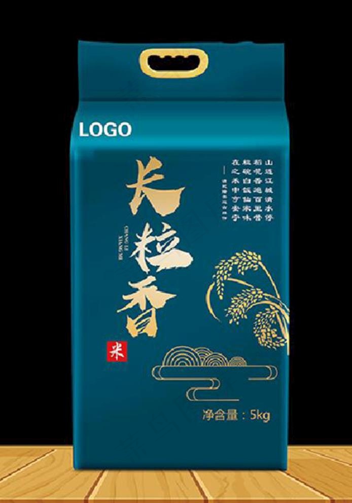 大米包装图片ai矢量模版下载