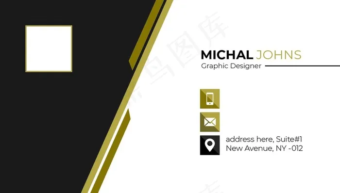 高端名片模板图片psd模版下载