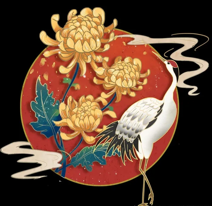 国潮元素图片psd模版下载
