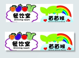 幼儿园科室牌图片