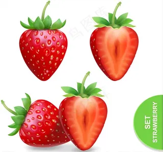 彩绘草莓图片