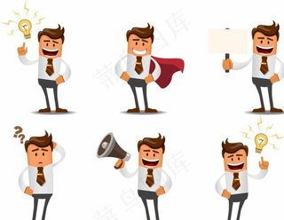 卡通小人形象图片