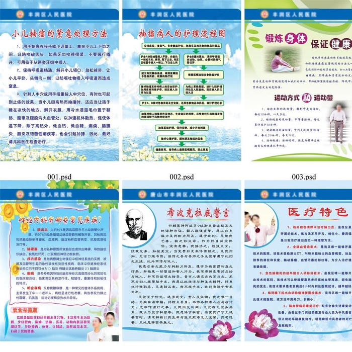 医院神经内科展板图片