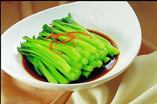 白灼菜心图片
