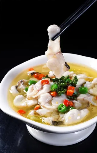 鲜椒乌鱼片图片