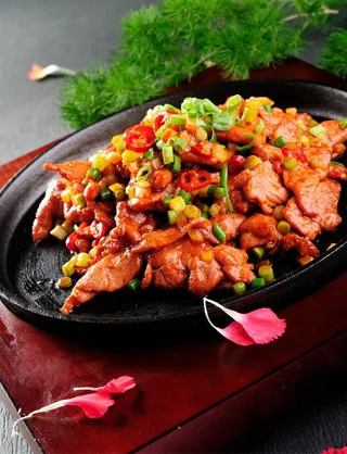 掌中勺蒙古肉图片