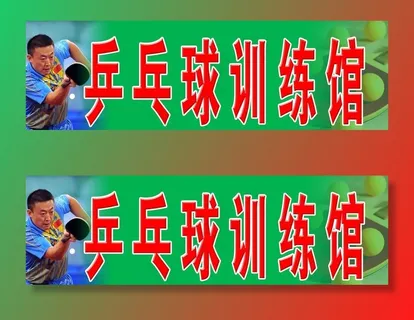 乒乓球训练馆图片
