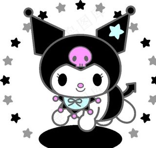 黑色美乐蒂图片