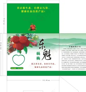 杨梅包装图片