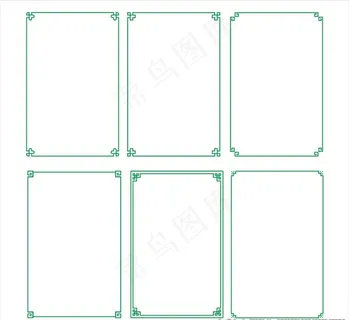 绿色边框图片