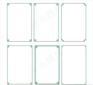 绿色边框图片