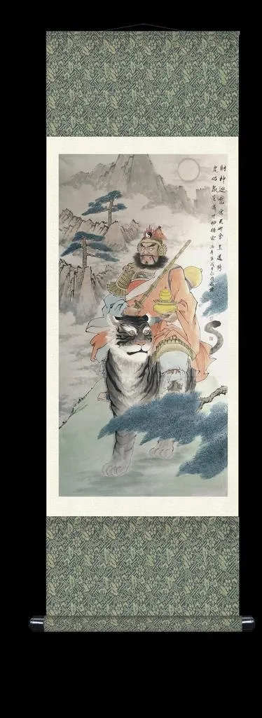 竖轴画样机图片(1843X4648(DPI:72))psd模版下载