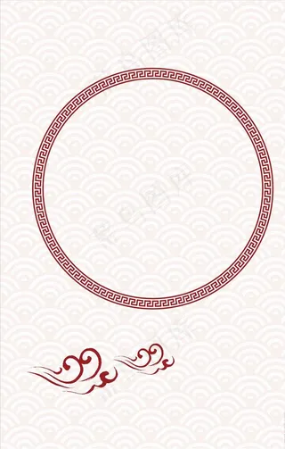 圆形边框背景图片