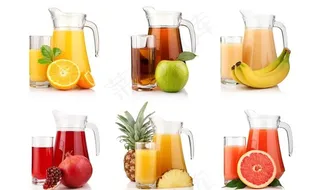 果汁玻璃杯图片