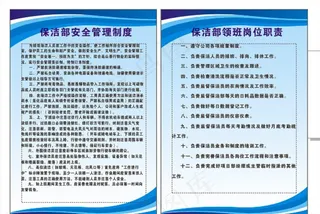 保洁制度图片