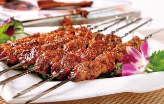 烤羊肉串图片