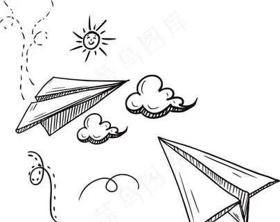 纸飞机  矢量飞机图片 纸飞机  矢量飞机图片