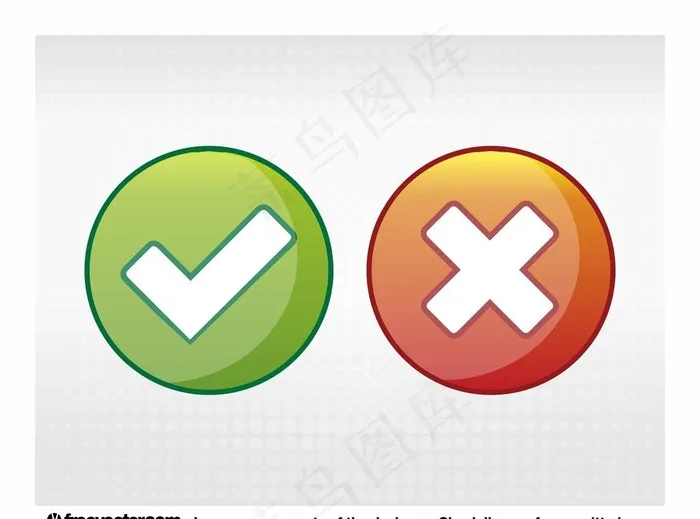 对错图标图片cdr矢量模版下载