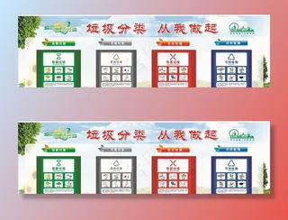 垃圾分类四分法图片