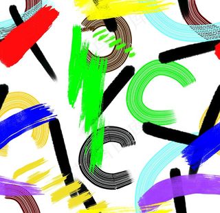 水彩印花 男装印花图片