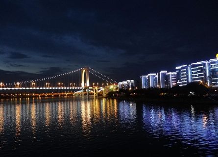 广西柳州柳江夜景图图片