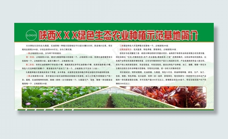 示范基地展板图片