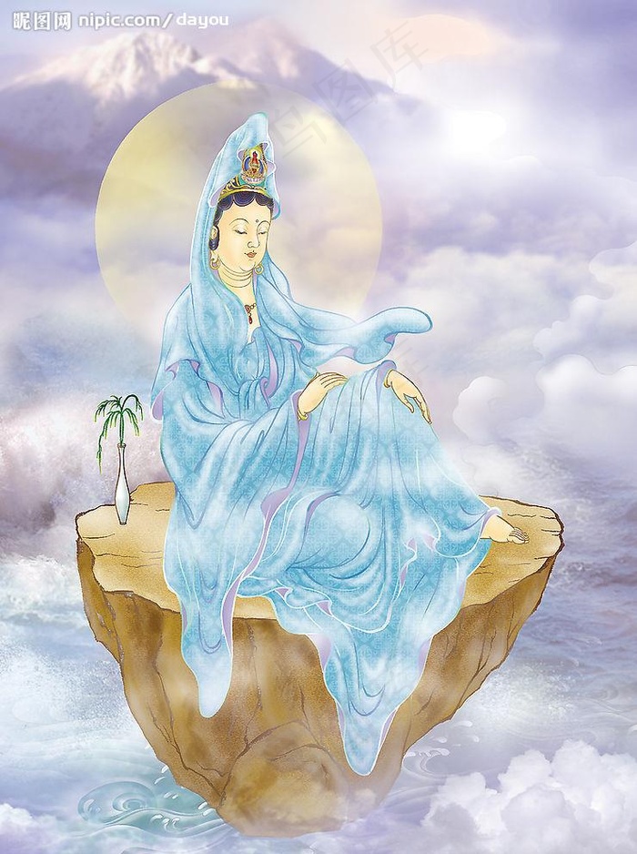 三十三观音之阿耨观音图片