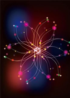 炫光彩色背景图片