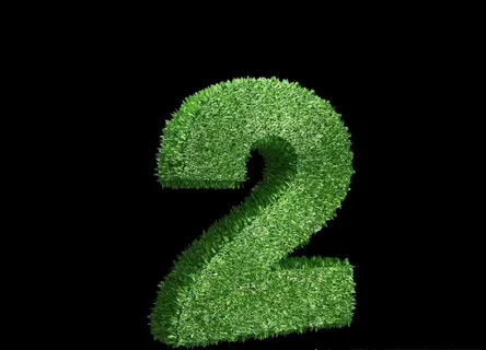 倒计时 数字 草坪 立体字 2图片