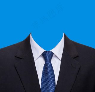 男领带证件照图片