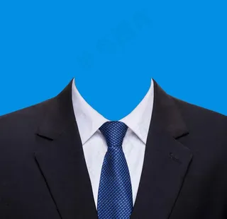 男领带证件照图片