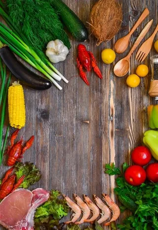 食物摆拍背景图片