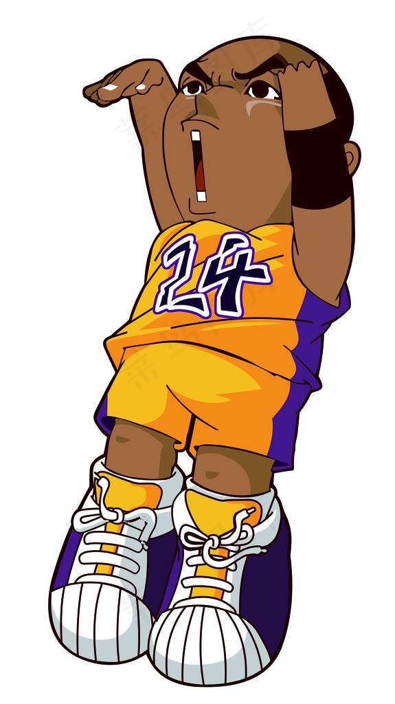 卡通  科比图片