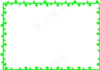 绿色边框图片